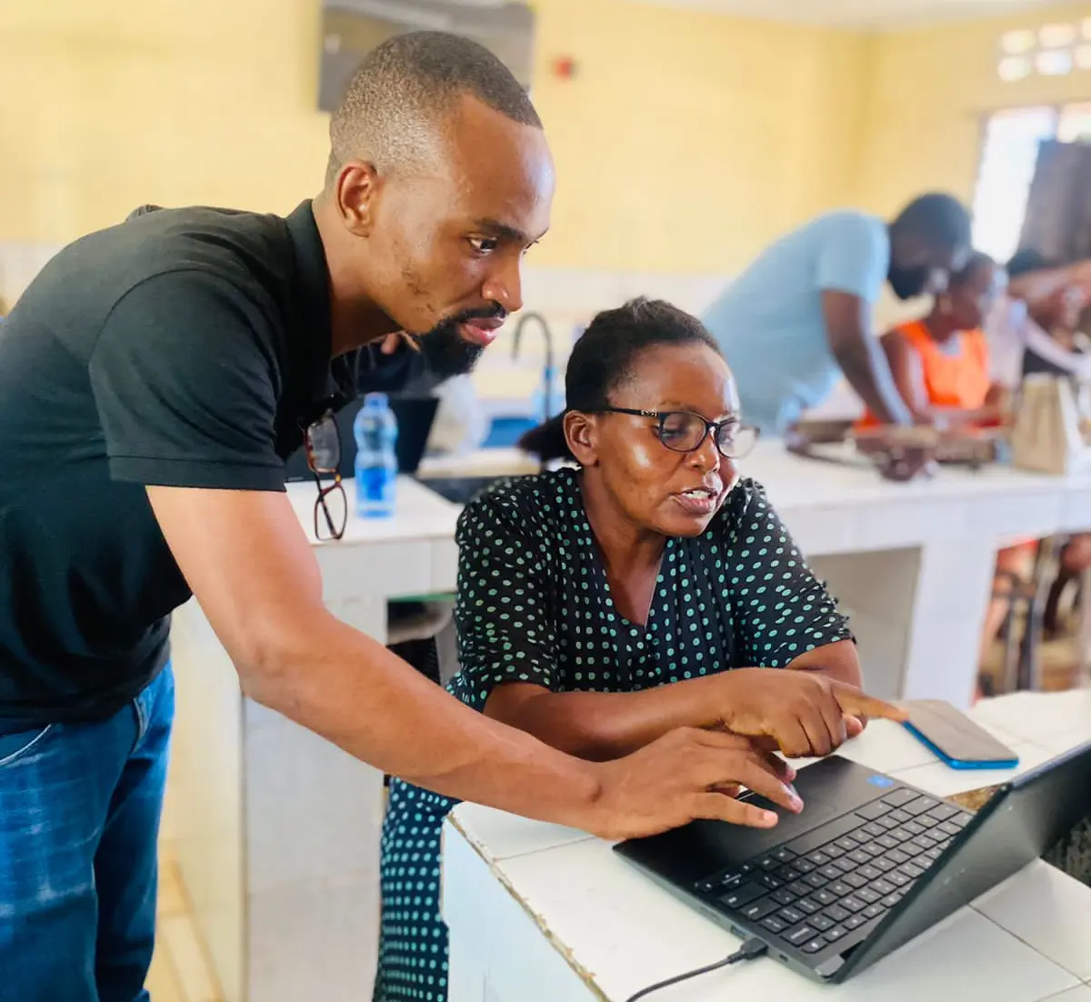 John Mutemi Martin- ICT expert at Shikaadabu Secondary School