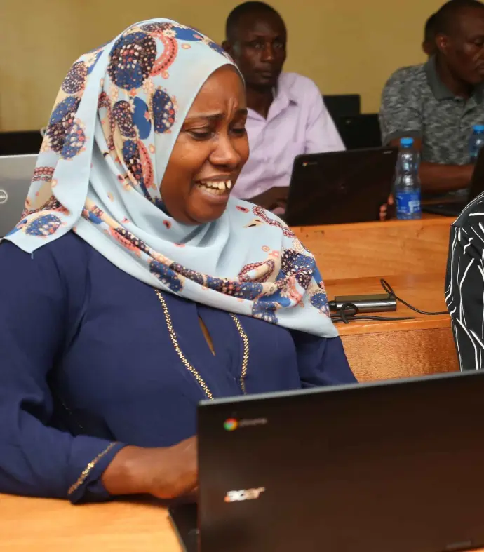 Md. Sophia Kubwa.Deputy Principal Shikaadabu Secondary School in charge of administration.